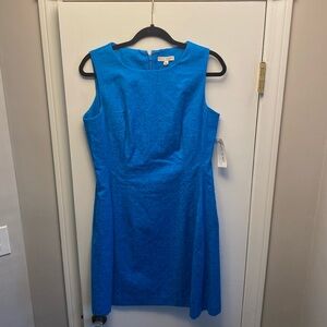 Brand new sleeveless blue dress.